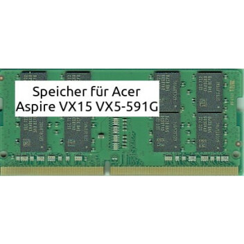 1x 16Gb DDR4 Ram 2400 Mhz Acer Aspire VX15 VX5-591G