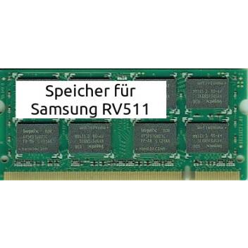 Speicher 4GB Samsung RV511 Ram