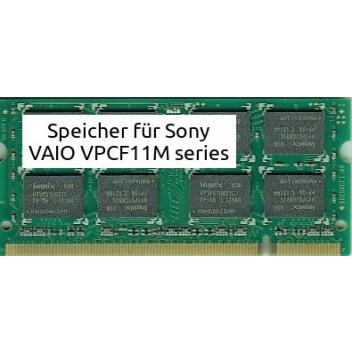 Speicher 4GB Sony VAIO VPCF11M series Ram