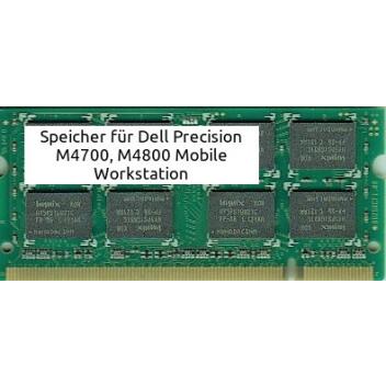 Speicher 8GB Dell Precision M4700, M4800 Mobile...