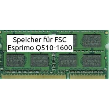 Speicher 8GB FSC Esprimo Q510 DDR3-1600 Ram