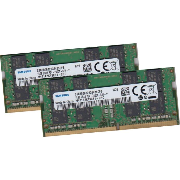 Samsung 32Gb 2x 16GB DDR4 Ram Speicher 2400 Mhz M471A2K43CB1-CRC PC-19200 , Imac