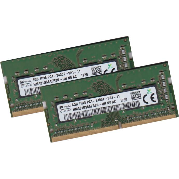 Hynix 16Gb 2x 8Gb Notebook Ram Speicher 2400 MHz 260Pin DDR4 HMA81GS6AFR8N-UH