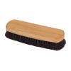 Redecker Schuh Glanzbürste Ziegenhaar geöltes Eichenholz schwarz 16 cm