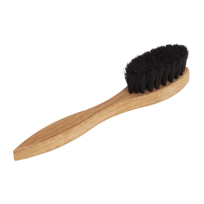 Redecker Schuh Auftragbürste mit Stiel Rosshaar schwarz 17,5 cm