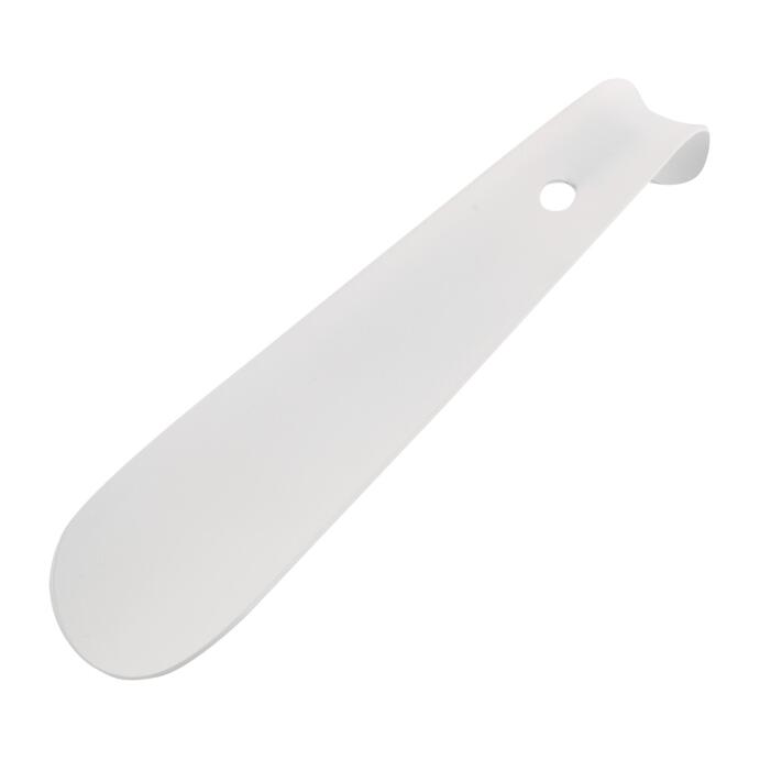 Redecker Schuhlöffel Schuhanzieher Metall klein weiß 18 cm