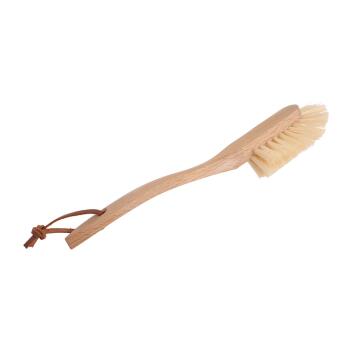 Redecker Spülbürste breit helles Fibre Holzgriff Größe 26,5cm