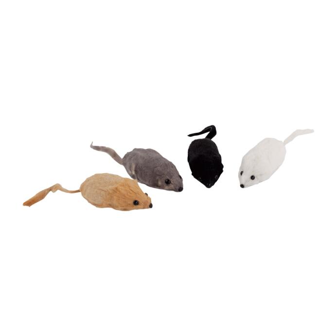 Redecker Katzenspielzeug Maus mit Kanninchenfell