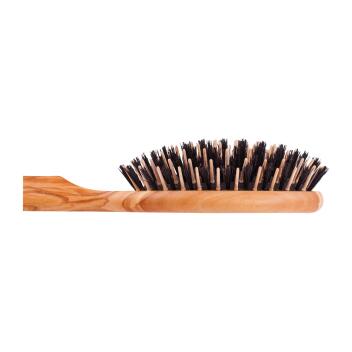 Redecker Haar-Bürste gew. Olivenholz Wildschweinborste u. Holzstifte