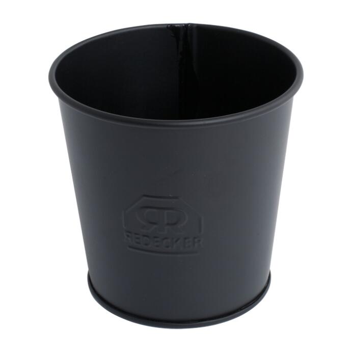 Redecker Zahnputzbecher Becher Metall schwarz