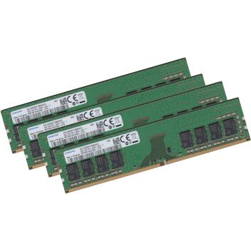 Samsung 32 Gb 4x 8 Gb Kit DDR4 2666 Mhz 288 Pin Ram...
