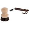 Antarris Kaffemaschinen, Espressomaschinen Set Siebträgerbürste + Reinigungspinsel Espressopinsel gebogen 751118