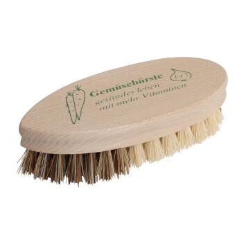 Redecker Gemüsebürste 2 Borstenstärken unbehandeltes Größe 13,5cm Set