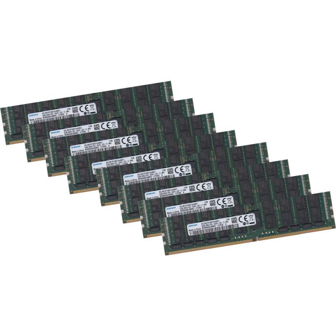 Samsung 512Gb 8x 64Gb Speicher Ram Arbeitsspeicher DDR4 2666MHz PC4-21300 ECC-Reg Ecc Registered 2Rx4 M386A8K40BM2-CTD