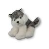 Kuscheltier Pl&uuml;schtier Schmusetier Knuddelte Pl&uuml;sch-Husky 18 cm grau