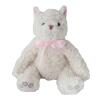 Kuscheltier Schmusetier Knuddelte Plüschtier weiße Katze 24 cm