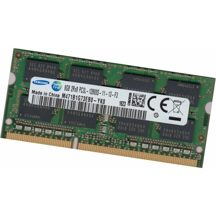 Samsung 8Gb DDR3L Ram Speicher 1600 MHz Notebook SoDimm 204pin M471B1G73EB0-YK0