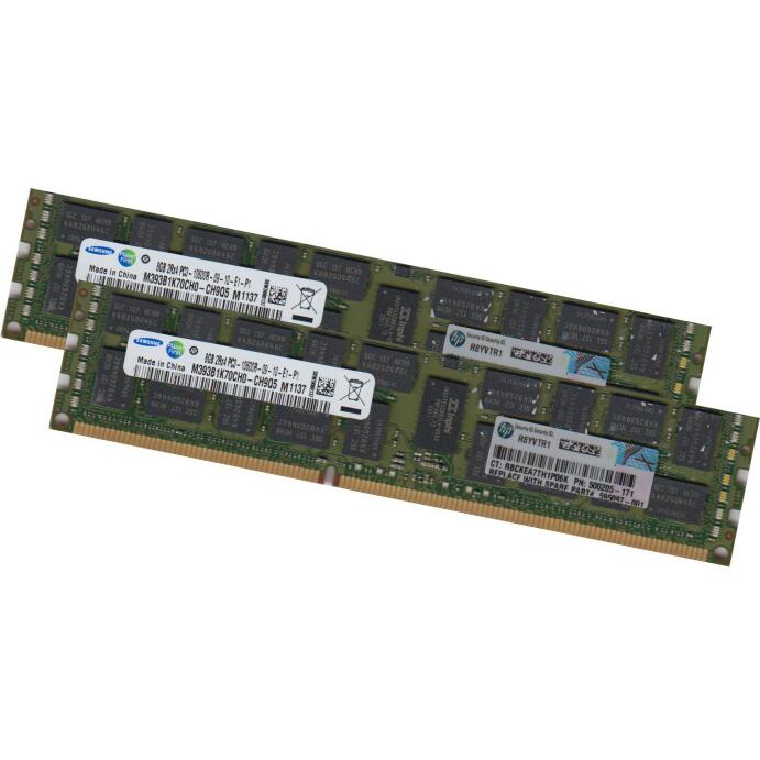 Samsung 16Gb 2x 8Gb Ram Speicher ECC-Reg für Apple Mac Pro 2009 - 2015 DDR3 1333 Mhz