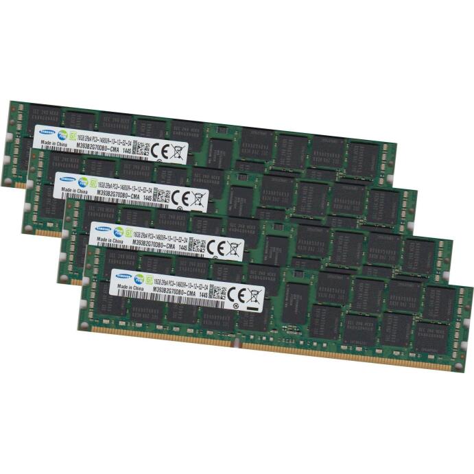 Samsung 64Gb 4x 16Gb 1866 MHz Ram f. Mac Pro 3.5GHz Intel Xeon MD878LL/A 6-Core