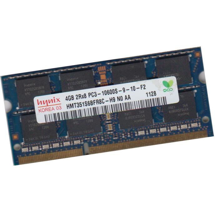 Hynix RAM 1 x 4 GB 204 pin DDR3 1333Mhz Notebook Speicher Pc-10600s 204Pin Ram