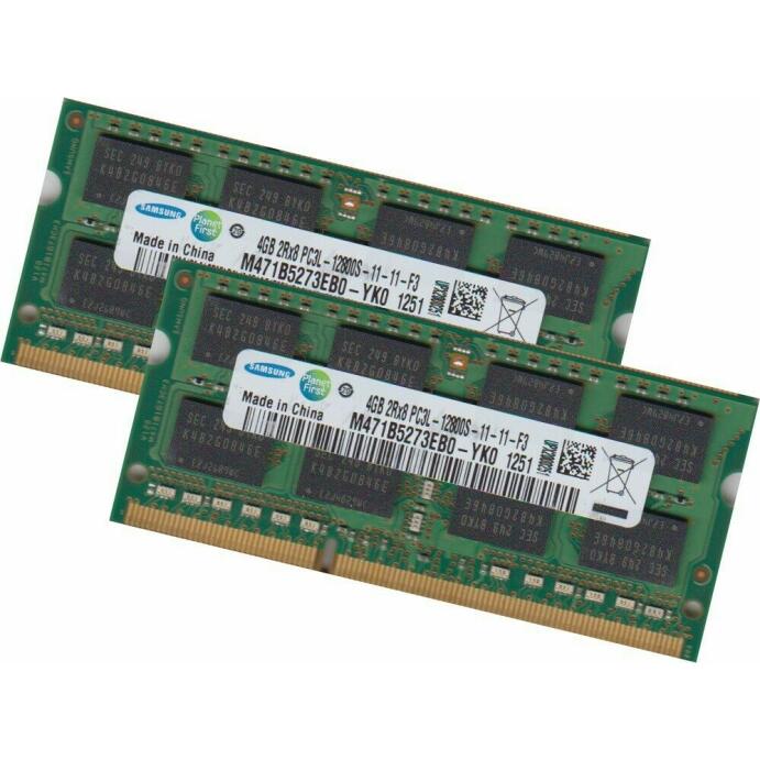 Samsung 8Gb 2x 4Gb DDR3 1600 MHZ Speicher M471B5273EB0-YK0 Notebook Ram 204Pin