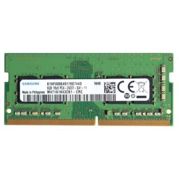 Samsung Speicher 8Gb Notebook Laptop Ram 2400MHz M471A1K43CB1-CRC PC19200 260Pin