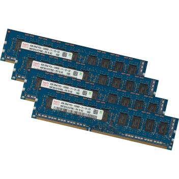 Hynix 16GB 4x 4Gb DDR3 1333 Mhz ECC UDIMM Server Speicher...
