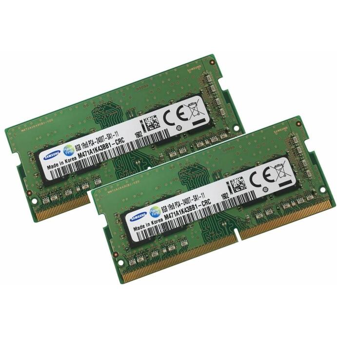 Samsung Speicher 16Gb 2x 8Gb Notebook Laptop Ram 2400 MHz PC-19200S DDR4 260Pin