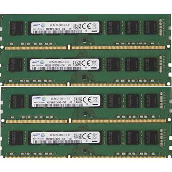 Samsung 32GB 4x 8GB DDR3 1600L MHz DIMM Low Voltage Ram...