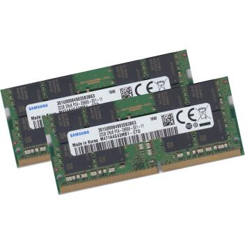 Samsung 64gb 2x 32Gb Ram DDR4 M471A4G43MB1-CTD 260Pin...