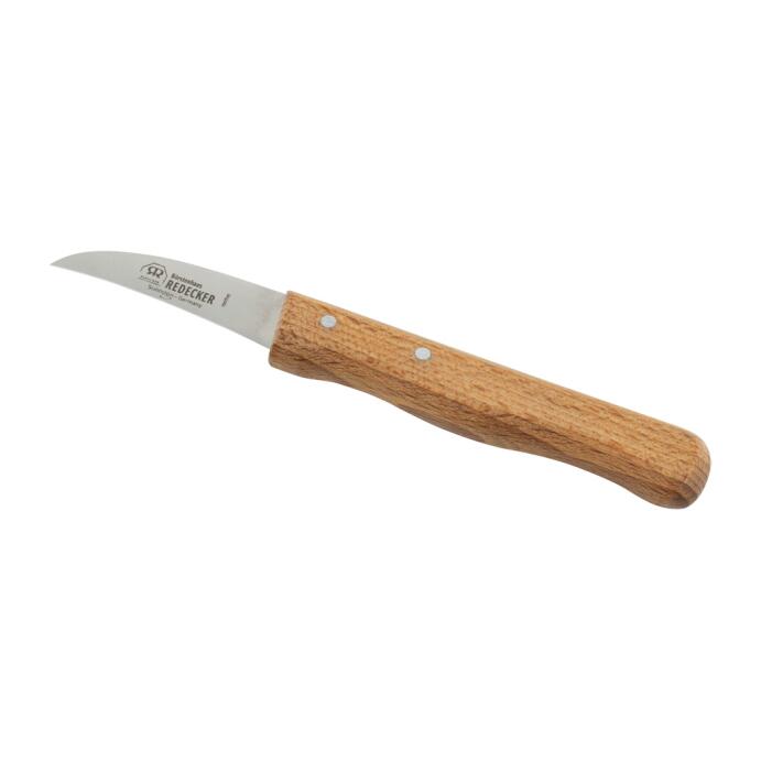 Redecker Schälmesser rostfreie Klinge geöltes Buchenholz 15,5 cm