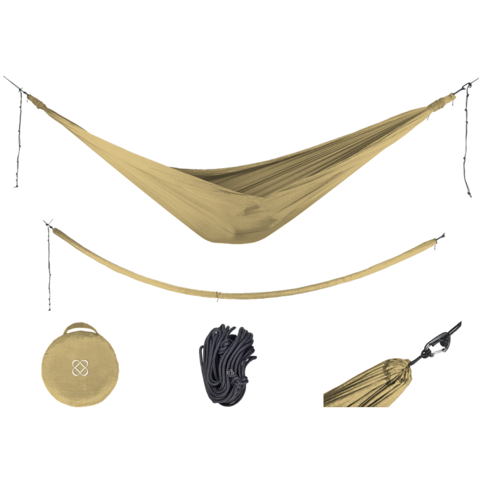 Hängematte Designerhängematte Relaxinghängematte Chandra Hammock 320cm Beige