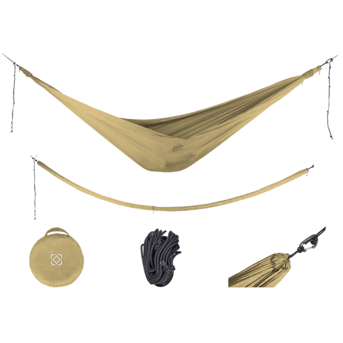 Hängematte Designerhängematte Relaxinghängematte Chandra 420cm Natural Beige