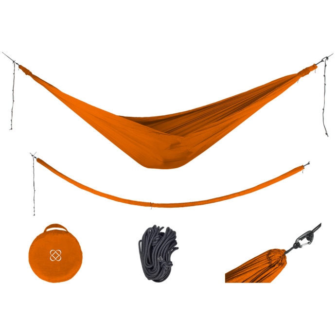 Hängematte Designerhängematte Relaxinghängematte Chandra 520cm Teracotta Orange
