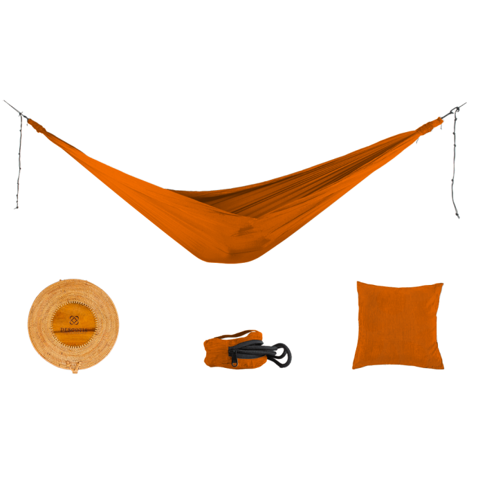 Hängematte Designerhängematte Relaxinghängematte Chandra 320cm Teracotta Orange