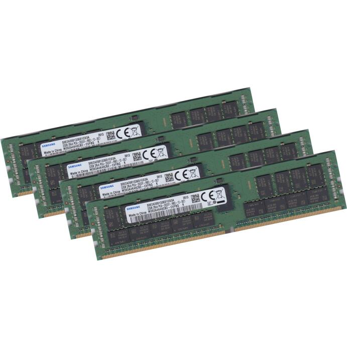 Samsung 128 GB 4x 32GB 2933 MHz M393A4K40CB2-CVF Ram ECC-REG Speicher DDR4 288 Pin