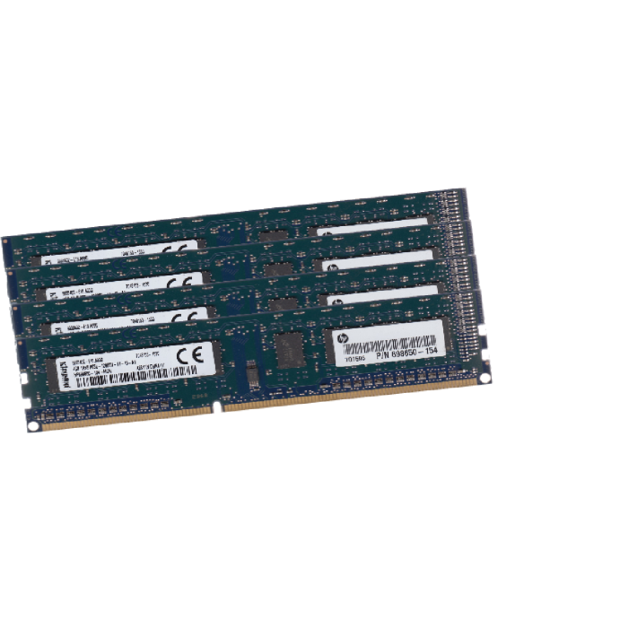 Kingston 16GB 4x 4GB DDR3 1600L MHz DIMM Low Voltage Ram Speicher Desktop PC-12800 240P