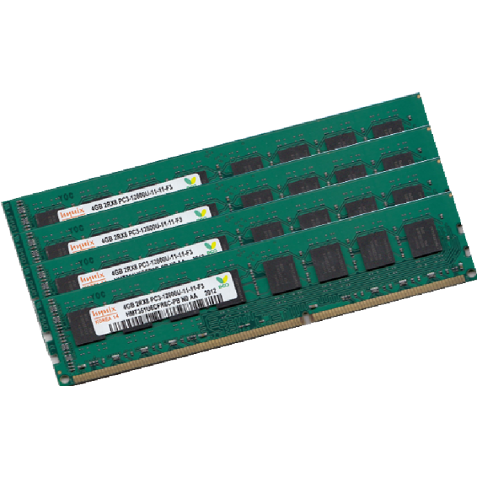 Hynix 16GB 4x 4GB DDR3 1600 MHz DIMM Ram HMT351U6CFR8C-PB Desktop PC PC-12800