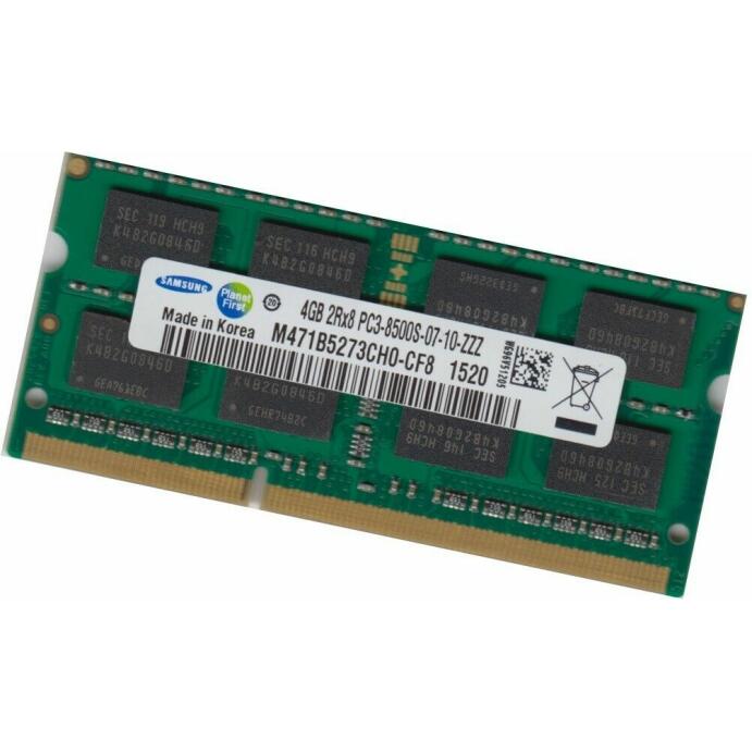 Samsung Original 1x 4Gb DDR3 1066 Mhz Ram Speicher Apple / Notebook 204pin DDR3