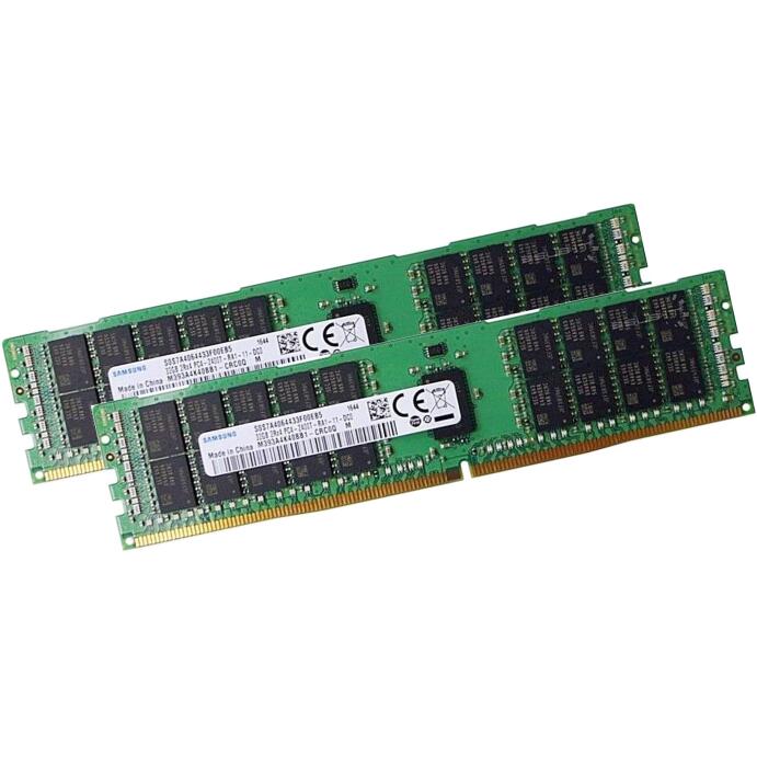 Samsung 2x 32Gb 64GB Speicher DDR4 2400 MHz Dimm PC4 ECC-Reg M393A4K40BB1-CRC