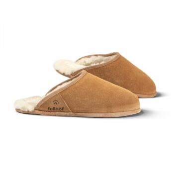 Lammfell Pantoffel Hausschuh Leder natur 36-49 Trendy...