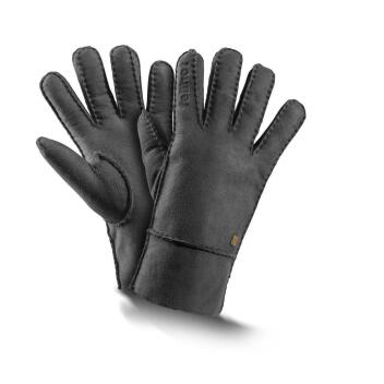 Fellhof Finger-Handschuhe Echtes Öko Lammfell Leder...