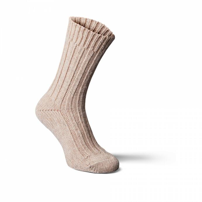 Alpaka-Socken dick Woll-Socken Größe 35-46 hellbraun