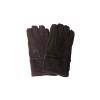 Lammfell Finger-Handschuhe Leder-Handschuh Größe 8 schwarz Nappalan Damen