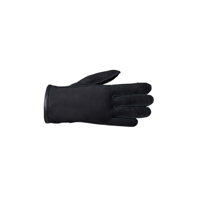 Lammfell-Finger-Handschuhe Leder 8 schwarz Classic