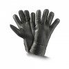 Fellhof Finger-Handschuhe Nappalan-Leder Trend 6 schwarz Unisex