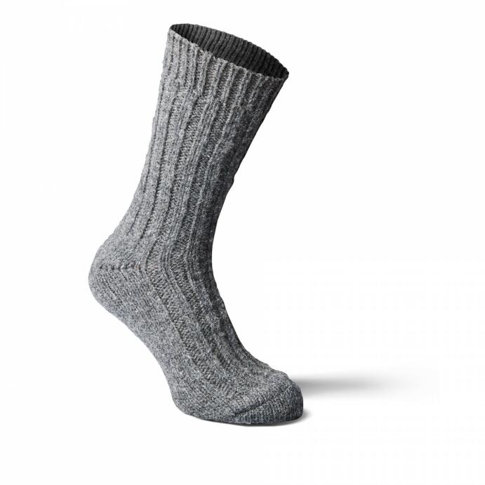 Alpaka-Socken dick Woll-Socken Größe 43/46 grau Damen und Herren