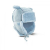 Lammfell-Babymütze Winter-Mütze Leder Größe 44 blau Petzi Jungen