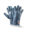 Lammfell Kinder-Handschuhe Leder-Handschuh 5,5 blau Trend Kids