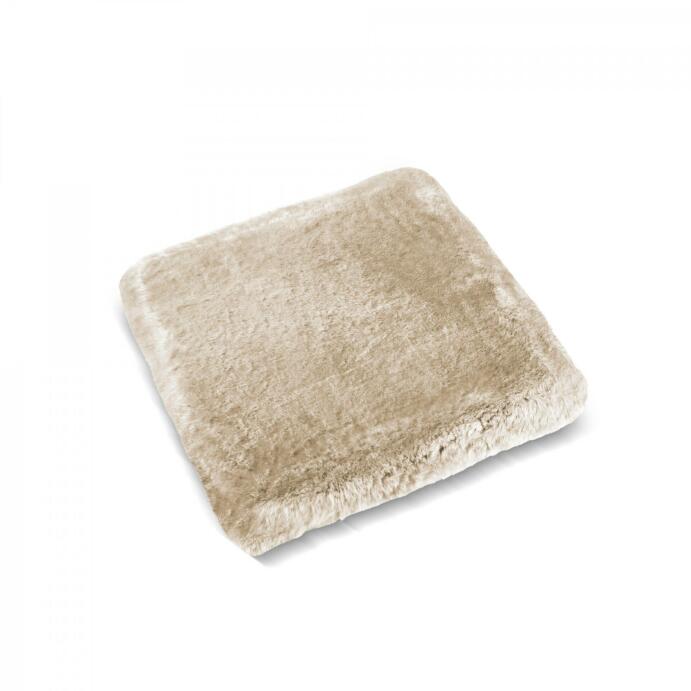 Lammfell Sitzkissen Sitz-Auflage Echt-Fell versch. Farben comfort Memory-Schaum rutschfest_R